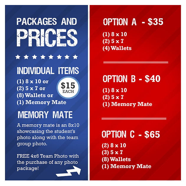 Basketball Price List